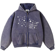 Load image into Gallery viewer, KYOGRE STARS HOODIE -ZIP GLOW