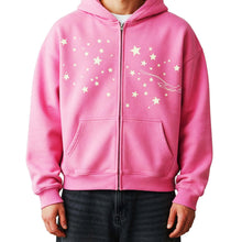 Load image into Gallery viewer, HOODIE -ZIP GLOW MEWSTAR