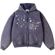 Load image into Gallery viewer, KYOGRE STARS HOODIE -ZIP GLOW
