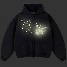Load image into Gallery viewer, KYOGRE STARS HOODIE -ZIP GLOW
