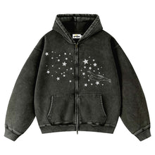 Load image into Gallery viewer, LUGIA STARS HOODIE -ZIP REFLECTIVE
