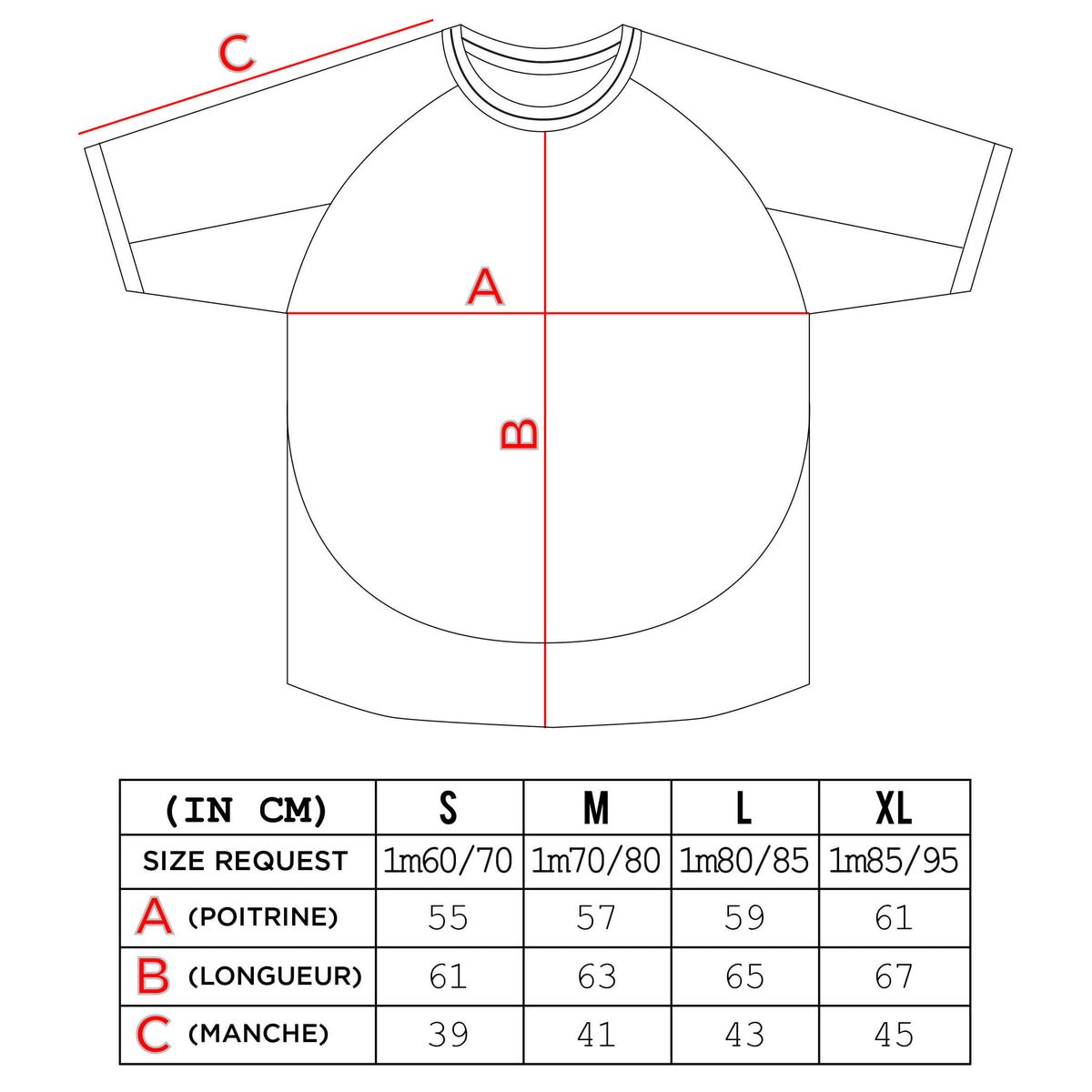 RAYQUAZA SHINY JERSEY by PASLA STUDIO — Size guide